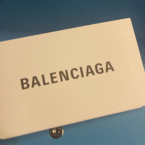 Balenciaga Envelope Wallet (Sky Blue) - Picture 3 of 5